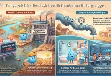 Penyebab Distribusi Air Bersih Bandarmasih Terganggu