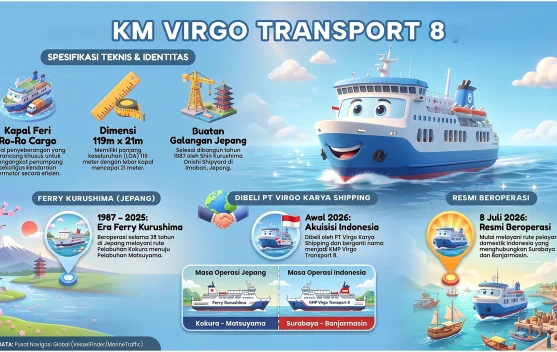 Mengenal KM Virgo Transport 8 yang Tenggelam di Laut Jawa