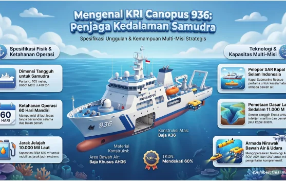 Mengenal KRI Canopus 936, Kapal Hidro-Oseanografi TNI AL