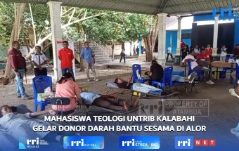 Mahasiswa Teologi Tribuana Kalabahi Gelar Donor Darah untuk Bantu Sesama