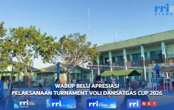 Turnament Voli Dansatgas Cup Diapresiasi Wabup Belu, Hidupkan Turnamen Voli Batas