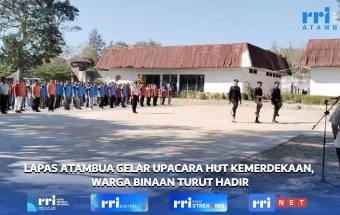Lapas Kelas 2 B Atambua Melaksanakan Upacara Bendera Peringatan HUT Kemerdekaan