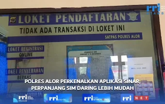 Polres Alor Perkenalkan Aplikasi Sinar, Perpanjang Sim Daring Lebih Mudah