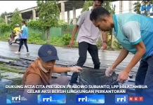 LPP RRI Atambua Dukung Program Asta Cita dengan Aksi Bersih Lingkungan