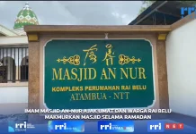 Imam Masjid An-Nur Mengajak Semua Memakmurkan Masjid di Bulan Suci Ramadhan