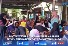 Bimtek Wastra Dorong Pewarna Alamiefisien Tingkatkan Daya Saing Tenun Alor