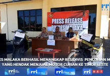 Polres Malaka Amankan Satu Pelaku Residivis Curanmor