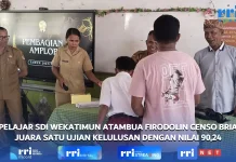 Pelajar SDI Wekatimun Atambua Censo Bria Juara Satu Ujian Kelulusan SD