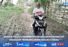 Warga Protes Minimnya Perhatian Pemerintah Terhadap Pembangunan Dusun Korbau