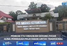 Pemkab TTU Hibahkan Dua Unit Gedung Pasar ke Imigrasi Atambua