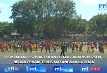jelang Festival Fulan Fehan Ribuan Penari Terus Matangkan Latihan Capai 85 Persen