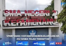 Pelaksanaan SPMB, SMA Negeri 2 Kefamenanu Hampir Penuhi Kuota di Hari Kedua