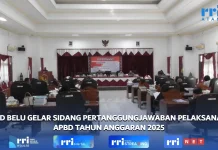 DPRD Belu Gelar Sidang Pertanggungjawaban Pelaksanaan APBD Tahun Anggaran 2025