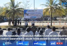 BNPP Resmi Melepastim Survei Identifikasi Jalur Tidak Resmi di Kabupaten Belu