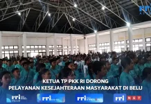 Ketua TP PKK Pusat Berkunjung ke TTU dan Mengecek Kesehatan 450 Remaja di TTU