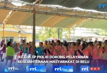 Kunker di Belu Ketua TP PKK RI Temu Kader dan Dorong Penguatan 6 Bidang SPM