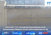 Kapolres TTU Tekankan Pengabdian Polri Kepada Masyarakat di HUT Bhayangkara Ke-80