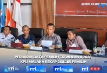 KPU Malaka Tetapkan 160.165 Pemilih Triwulan II 2026