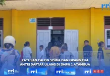 448 Calon Siswa SMPN 1 Atambua Mengikuti Pendaftaran Ulang