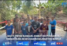 Bakti TNI AD Bangun Jembatan Permanen, Tingkatkan Akses dan Keselamatan Warga
