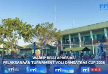 Turnament Voli Dansatgas Cup Diapresiasi Wabup Belu, Hidupkan Turnamen Voli Batas