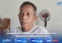Sumur Artesis Jawab Kesulitan Air Bersih Warga Desa Dualaus Belu