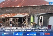 Kodim 1622-Alor Rampungkan Rehabilitasi Panti Asuhan An-Nur Melalui Bhakti TNI AD