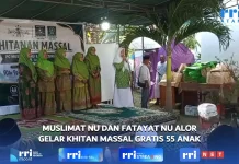 Muslimat NU dan Fatayat NU Kabupaten Alor Gelar Khitan Massal Gratis