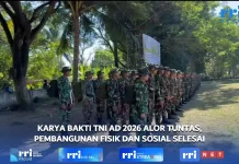 60 Hari Mengabdi, Karya Bakti TNI AD di Alor Hadirkan Pembangunan dan Layanan Sosial