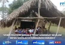 Siswa SDN Nunfutu 1 Belajar di Bangunan Darurat Memprihatinkan