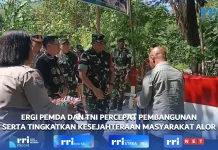 Wakil Bupati Alor Apresiasi Sinergi TNI Bangun Infrastruktur Bagi Masyarakat