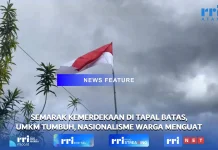 Semarak Kemerdekaan di Tapal Batas, UMKM Tumbuh, Nasionalisme Warga Menguat