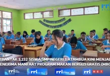 Sebanyak 1.232 Siswa SMP N 1 Atambua telah Menjadi Penerima Manfaat Program MBG