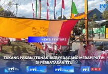 Tukang Pakan Ternak Jadi Pedagang Merah Putih di Perbatasan TTU