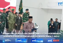30 Anggota Paskibraka Belu Resmi Dikukuhkan, Siap Kibarkan Bendera Merah Putih