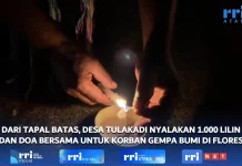 Dari Tapal Batas, Desa Tulakadi Nyalakan 1.000 Lilin dan Doa Bersama untuk Flores