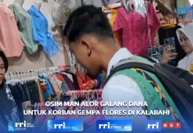OSIM Man Alor Galang Dana untuk Korban Gempa Flores di Kalabahi Alor