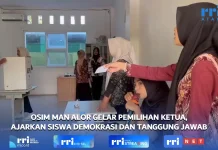 Pemilihan Ketua OSIM MAN Alor Jadi Sarana Pembelajaran Demokrasi