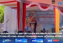 Gedung Gereja GMIT Betlehem Kalabahi Ditahbiskan, Pembangunan 14 Tahun Berakhir