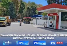 Pelayanan BBM Alor Normal, SPBU Air Kenari Pastikan Antrean Tertib