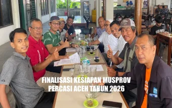 Finalisasi Persiapan Musprov Percasi Aceh 2026