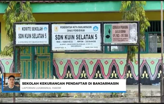 Sejumlah SD Negeri di Banjarmasin Kembali Kekurangan Murid Baru