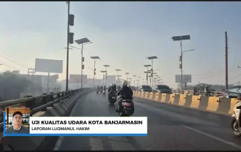 Kabut Asap Selimuti Banjarmasin, Kualitas Udara Masih Aman