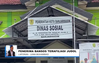 Dinsos Banjarmasin Catat 3.710 Penerima Bansos Terindikasi Judol