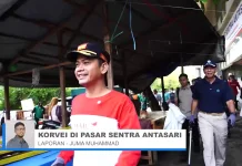 Kegiatan Nasional Indonesia Asri, Aksi Kebersihan di Sentra Antasari