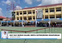 Peringatan May Day, Buruh Kalsel Suarakan Penghapusan Outsourcing