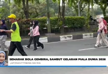 Bola Gembira Meriahkan CFD Banjarmasin Sambut Piala Dunia 2026
