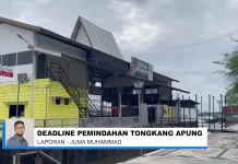 Pemko Banjarmasin Ultimatum Pemindahan Tongkang Resto Apung