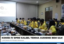 Komisi IV DPRD Kalsel Terima Audiensi BEM ULM Bahas Pendidikan