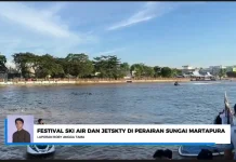 Festival Ski Air dan Jetsky Meriahkan Siring Balai Kota Banjarmasin